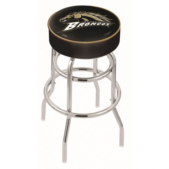 30 Inch Western Michigan 2-Ring Swivel Counter Stool W/ Chrome Base 1 30 Inch Western Michigan 2-Ring Swivel Counter Stool W/ Chrome Base