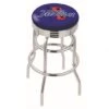 L7C3 - 25 Inch Chrome 2-Ring Tulsa Swivel Bar Stool
