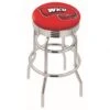 L7C3 - 30 Inch Chrome 2-Ring Western Kentucky Swivel Counter Stool