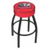 25 Inch Alabama Elephant Logo Swivel Bar Stool W/ Black Base