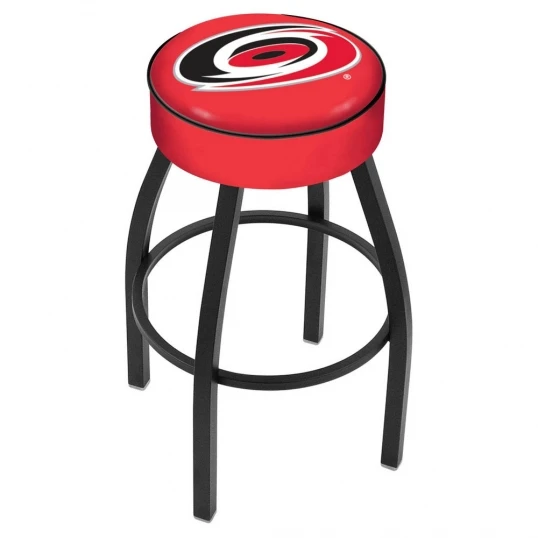 25 Inch Carolina Hurricanes Logo Swivel Bar Stool W/ Black Base 1 25 Inch Carolina Hurricanes Logo Swivel Bar Stool W/ Black Base