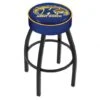 30 Inch Kent State Logo Swivel Counter Stool W/ Black Base