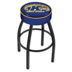 30 Inch Kent State Logo Swivel Counter Stool W/ Black Base