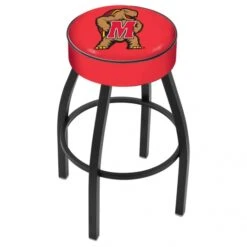 30 Inch Maryland Logo Swivel Counter Stool W/ Black Base