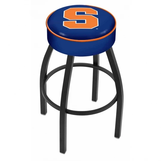 25 Inch Syracuse Logo Swivel Bar Stool W/ Black Base 1 25 Inch Syracuse Logo Swivel Bar Stool W/ Black Base