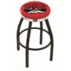 30 Inch Black UNLV Swivel Counter Stool W/ Chrome Accent Ring