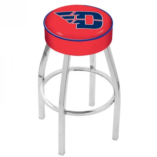 30 Inch University Of Dayton Logo Swivel Counter Stool W/ Chrome Base 1 30 Inch University Of Dayton Logo Swivel Counter Stool W/ Chrome Base