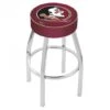 30 Inch Florida State Head Logo Swivel Counter Stool W/ Chrome Base