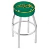 25 Inch North Dakota State Logo Swivel Bar Stool W/ Chrome Base