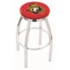 30 Inch Chrome Ottawa Senators Swivel Counter Stool W/ Accent Ring