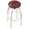 30 Inch Chrome Texas State Swivel Counter Stool W/ Accent Ring