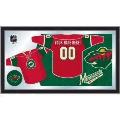 Minnesota Wild Jersey Mirror