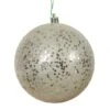 10 Inch Champagne Sequin Ball Ornament
