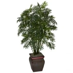 45 Inch Mini Bamboo Palm In Decorative Planter