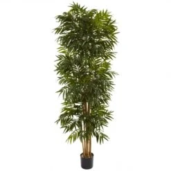 7.5 Foot Indoor Silk Phoenix Palm Tree: Potted