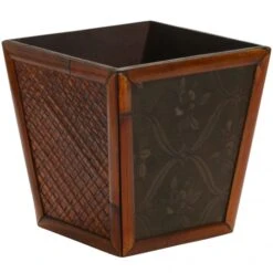 Bamboo Square Decorative Planters (Set Of 4: Multiple Sizes) -Artificial Plant Store NEA1468 ZM 3 538x538