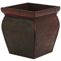 Square Planters With Rim (Set Of 4: Multiple Sizes) -Artificial Plant Store NEA1484 ZM 4 538x538