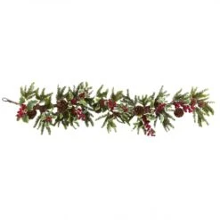 54 Inch Artificial Holly Berry Garland