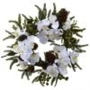 22 Inch Artificial Phalaenopsis & Pine Wreath