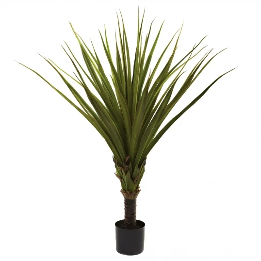 5 Foot Artificial Spiked Agave Plant: Potted 1 5 Foot Artificial Spiked Agave Plant: Potted
