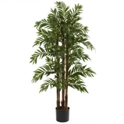 4 Foot Artificial Parlour Palm Tree: Potted