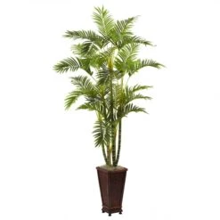 6.5 Foot Artificial Areca In Decorative Planter