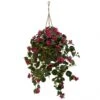30 Inch Wide Silk Bougainvillea Silk Hanging Basket