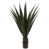 52 Inch Artificial Giant Agave Plant: Potted