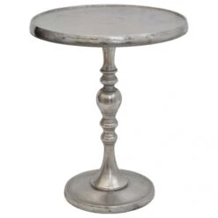 Romina Nickel Accent Table