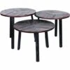 Three Leaves Accent Table (Set Of 3)