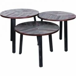 Three Leaves Accent Table (Set Of 3)