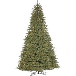 7.5 Foot Fairhaven Spruce Christmas Tree: Multi-Colored Lights