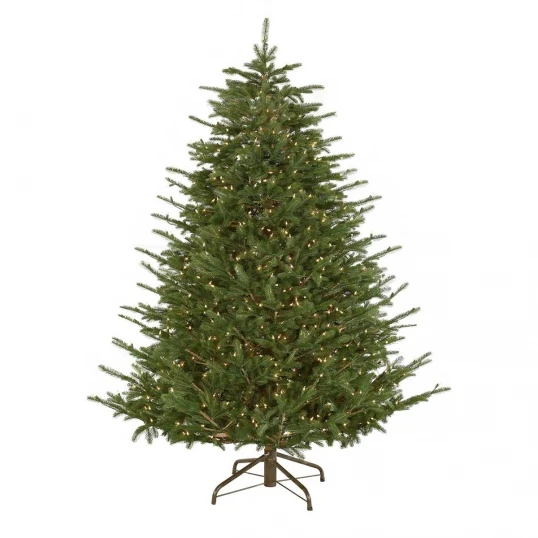7.5 Foot Nature's Own Fraser Fir Christmas Tree: Clear Lights 1 7.5 Foot Nature's Own Fraser Fir Christmas Tree: Clear Lights