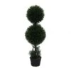 3 Foot UV Protected Cedar Double Ball Topiary: Potted