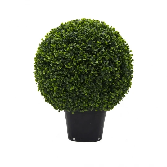 20 Inch UV Protected Boxwood Ball Topiary: Potted 1 20 Inch UV Protected Boxwood Ball Topiary: Potted