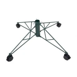 29 Inch Rolling Black Tree Stand For 8-9.5 Foot Trees: 1.25 Inch Pole