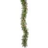 9 Foot X 16 Inch Cheyenne Garland: Clear LEDs