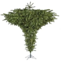 7.5 Foot Upside Down Christmas Tree: Clear LEDs