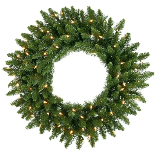 30 Inch Camdon Fir Wreath: Multi-Colored LEDs 1 30 Inch Camdon Fir Wreath: Multi-Colored LEDs