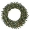 36 Inch Camdon Fir Wreath: Multi-Colored LEDs