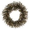 24 Inch Vienna Twig Wreath: Clear LEDs
