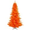 4.5 Foot Orange Fir Tree: Orange LEDs