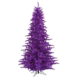 6.5 Foot Purple Fir Tree: Unlit
