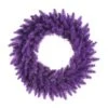 36 Inch Purple Fir Wreath: Purple LEDs