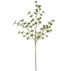 22 Inch Lime Glitter Eucalyptus Spray (Set Of 12)