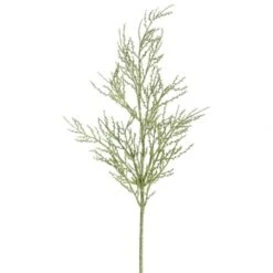 28 Inch Lime Glitter Wild Huck Spray: Set Of 6