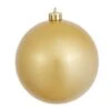 6 Inch Gold Candy Ball Ornament: Set Of 4