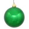 12 Inch Green Shiny Ball Ornament