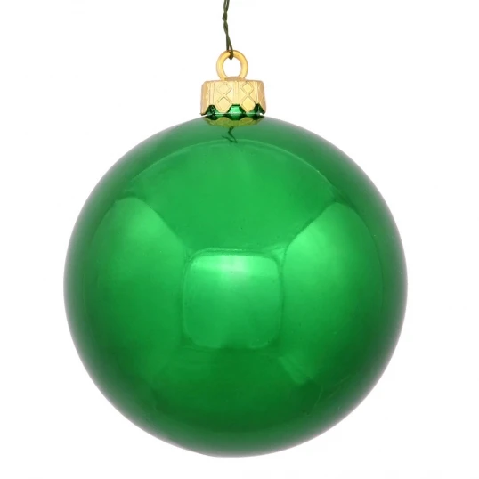 12 Inch Green Shiny Ball Ornament 1 12 Inch Green Shiny Ball Ornament