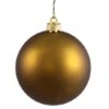 12 Inch Olive Matte Ball Ornament